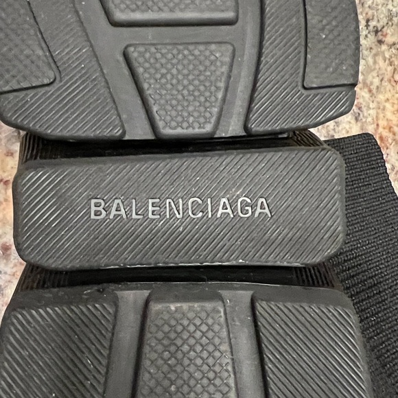 Balenciaga Speed Trainers Recycled Knit Black Sneakers Made in Italy SZ 42 main image 7